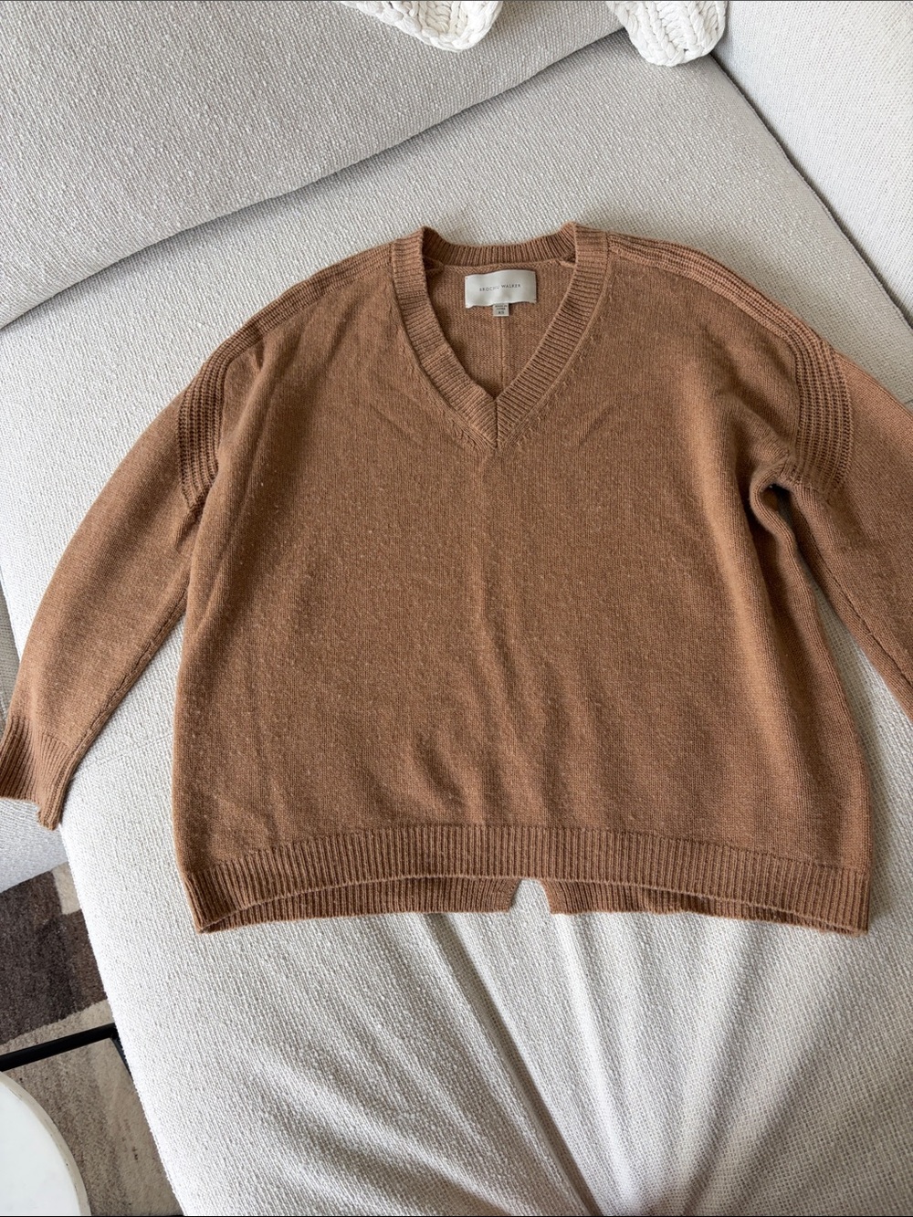 Brochu walker brown sweater, XS